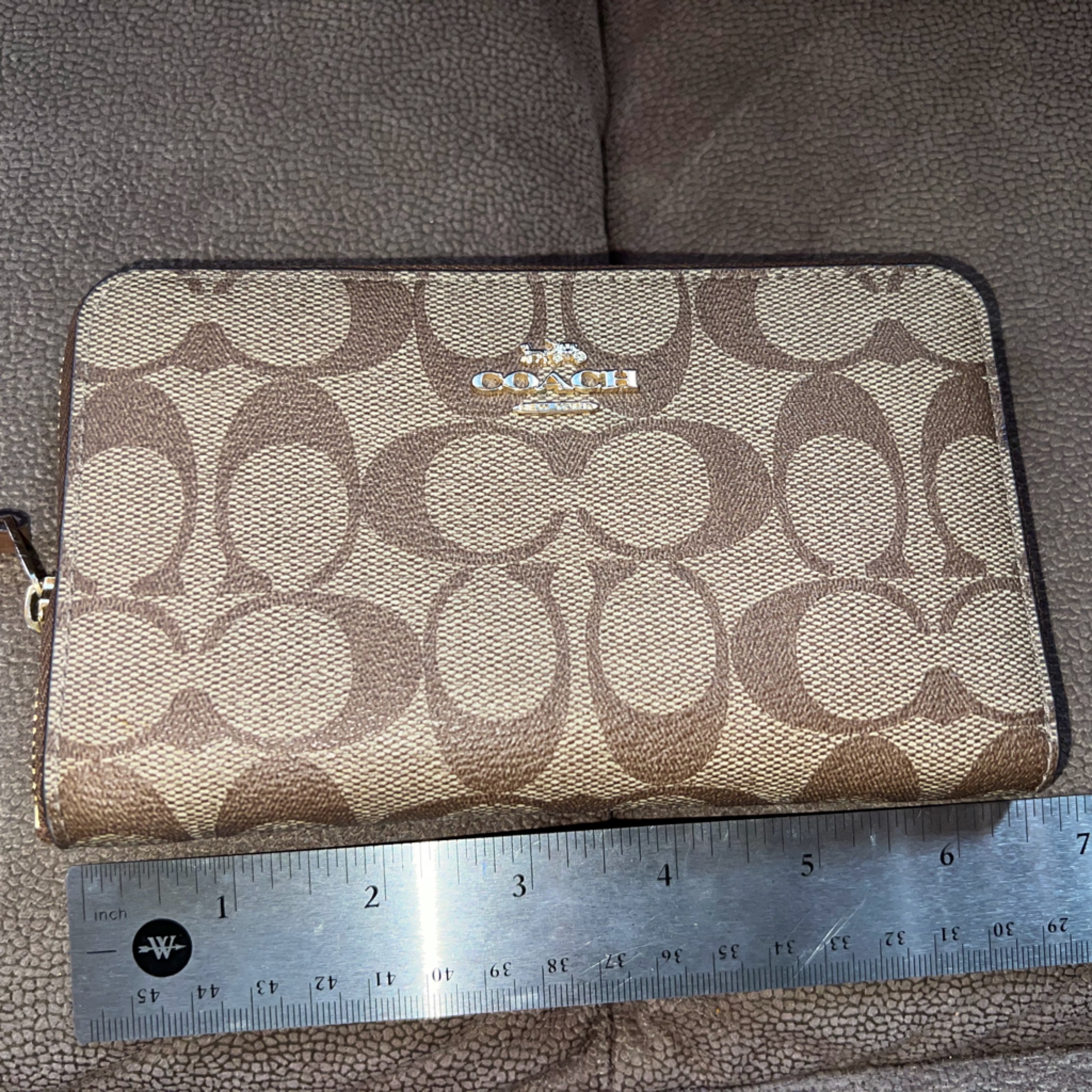 Coach Zip Around Wallet